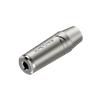 3.5mm Stereoklinke, vernickeltes Gehäuse Roxtone RMJ3FPP-45-NN