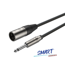 Mikrofonkabel XLR 3-poliger Stecker - 6,3mm Mono-Klinkenstecker SMART Roxtone SMXJ250L5