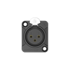 3-polige XLR-Buchse Roxtone RX3FD-BG 
