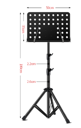 Professionelles tragbares Notenpult KA-LINE P-03