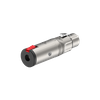 Audio Adapter XLR 3-polig Buchse auf 6,3 mm Stereo Buchse mit Verriegelung Roxtone RA3XFJF 