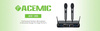 Drahtloses Mikrofon-System Acemic ACE-288