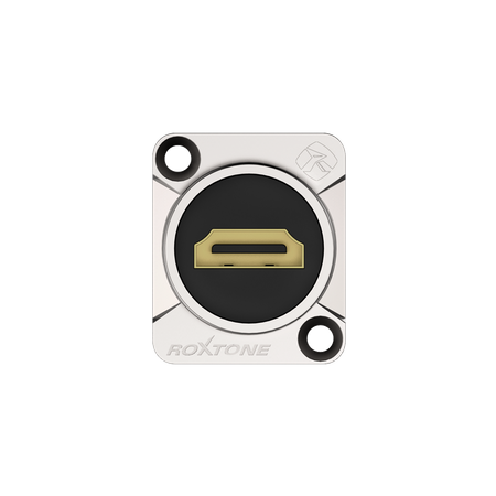 HDMI2.0 Buchse mit Durchgangsbuchse Roxtone RAH20D