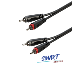 Audiokabel 2x RCA Stecker auf 2x RCA Stecker, 6 m Roxtone SACC130L6