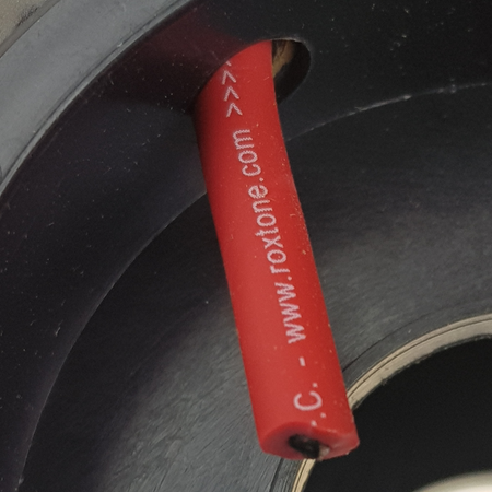 Instrumentenkabel - 24AWG - 1 x 0,22mm² Roxtone GC010-100m-RD