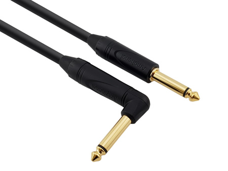 Red's Music Instrumentenkabel - Klinke 6,3mm / Winkel Klinke 6,3mm - Stronger - GCSA1230 - 3m