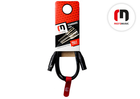 DMX-Kabel REDS MUSIC XLR M - XLR F DX0130 BX 3m