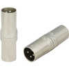 Audio Adapter XLR 3-polig Stecker auf XLR 3-polig Stecker Roxtone RA3XMM
