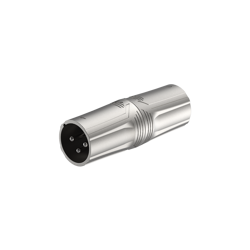Audio Adapter XLR 3-polig Stecker auf XLR 3-polig Stecker Roxtone RA3XMM