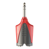 Audio Adapter 6,3 mm Stereo Stecker auf 2x 6,3 mm Stereo Buchse (Y-Splitter) Roxtone RPAN300