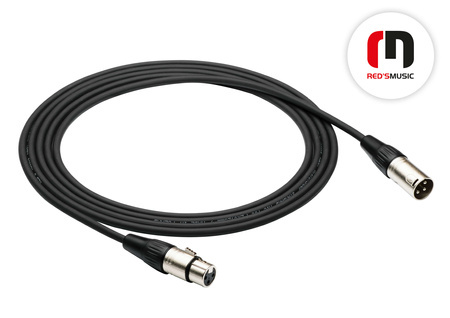 Kabel Mikrofonowy Red's Music - XLR F / XLR M - Wirtschaftlich - MC0150 - 5m