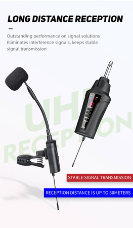 Drahtloses Mikrofon für Saxophon Acemic ST-5