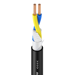 Lautsprecherkabel - 16AWG - 2 x 1.5mm² Roxtone SC020B-100-BK