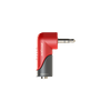 Klinkenadapter 3,5 mm Stereo Stecker auf 3,5 mm Stereo Buchse, rechtwinklig Roxtone RPAN200  