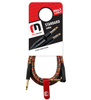 Red's Music Instrumentenkabel - Klinke 6,3mm / Klinke 6,3mm gewinkelt - FOP geflochtenes Kabel - GCF1230RA - 3m