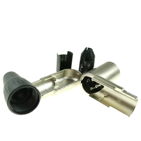 3 poliger rechtwinkliger XLR-Stecker Roxtone RX3RMP-NT