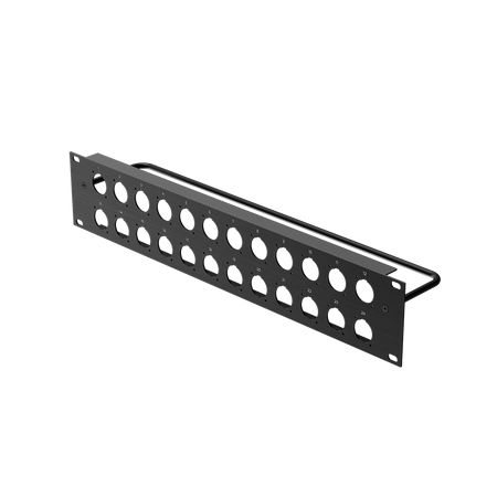 Professionelle Aluminium 19" Rack-Montageplatte Roxtone RACK2U24