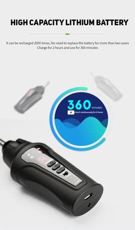 Drahtloses Mikrofon für Flöte Acemic DT-5