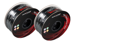 Symmetrisches Patchkabel für die Installation - 26AWG - 2 x 0,18mm² Roxtone MC032-100m-BK