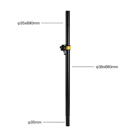 Teleskopischer Abstandhalter KA-LINE STAND S-39