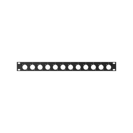 Professionelle Aluminium 19" Rack-Montageplatte Roxtone RACK1U12