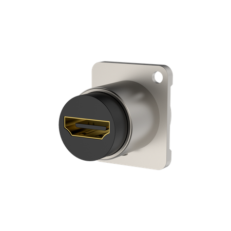HDMI2.0 Buchse mit Durchgangsbuchse Roxtone RAH20D