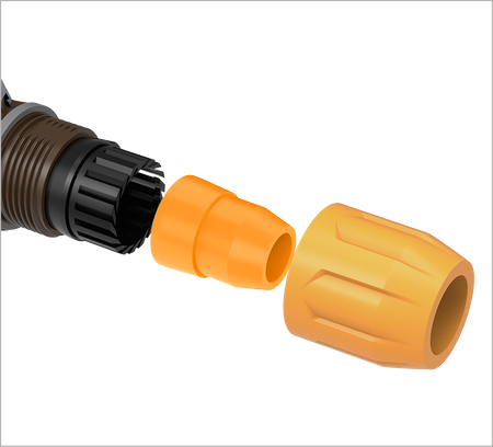 3-polige wasserdichte Steckdose IP65 Roxtone RAC3FCI-WP