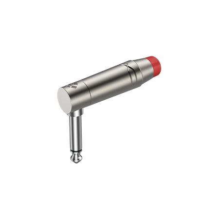 6.3mm Monostecker, vernickeltes Gehäuse, vernickelte Kontakte Roxtone RJ2RPP-RD-NN