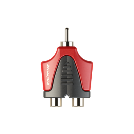 Audio Adapter RCA Stecker auf 2x RCA Buchse (Y-Splitter) Roxtone RPAN310