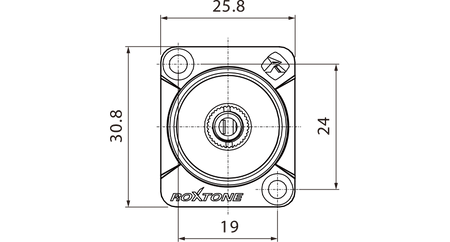 Gehäuse 3,5-mm-Stereo-Klinke Roxtone RMJ3FD