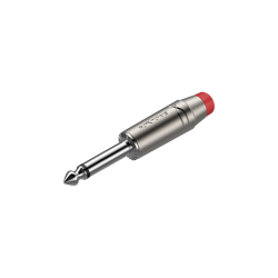 6.3mm Monostecker, vernickeltes Gehäuse, vernickelte Kontakte Roxtone RJ2PP-RD-NN