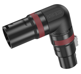 3-polige rechtwinklige XLR-Buchse Roxtone RX3RFP-NT