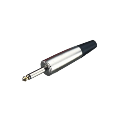 6.3mm Monostecker, vernickeltes Gehäuse, vernickelte Kontakte Roxtone RJ015M
