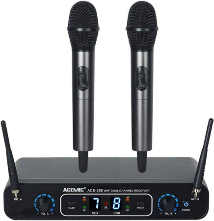 Drahtloses Mikrofon-System Acemic ACE-288