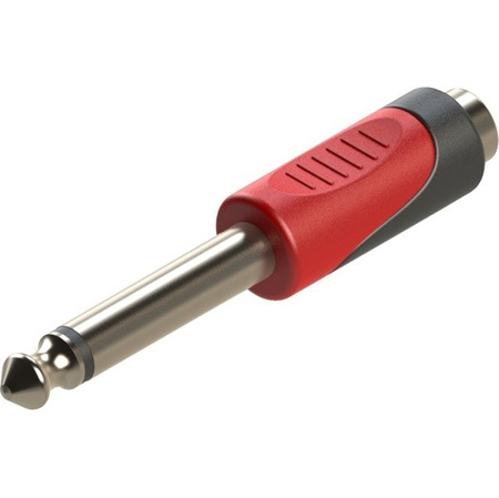 Klinkenadapter 6,3 mm Mono Stecker auf RCA (Cinch) Buchse ROXTONE RPAN260